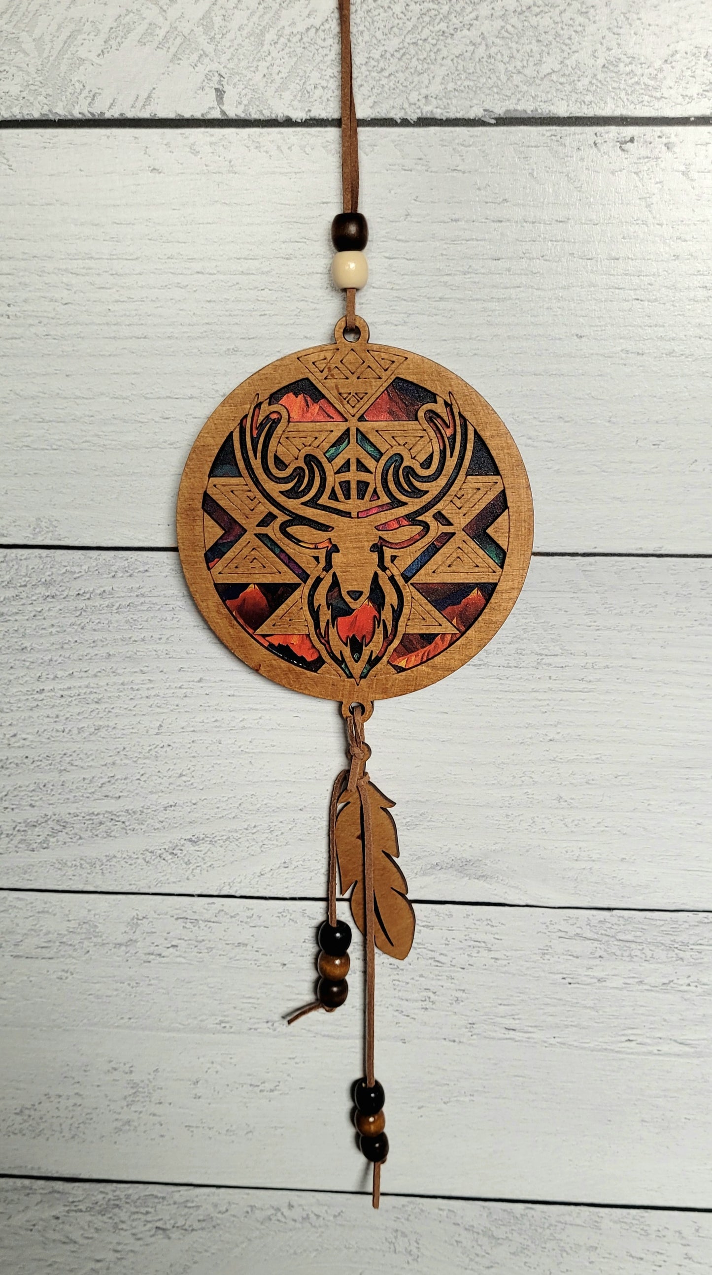 Elk Suncatcher w/ Beads