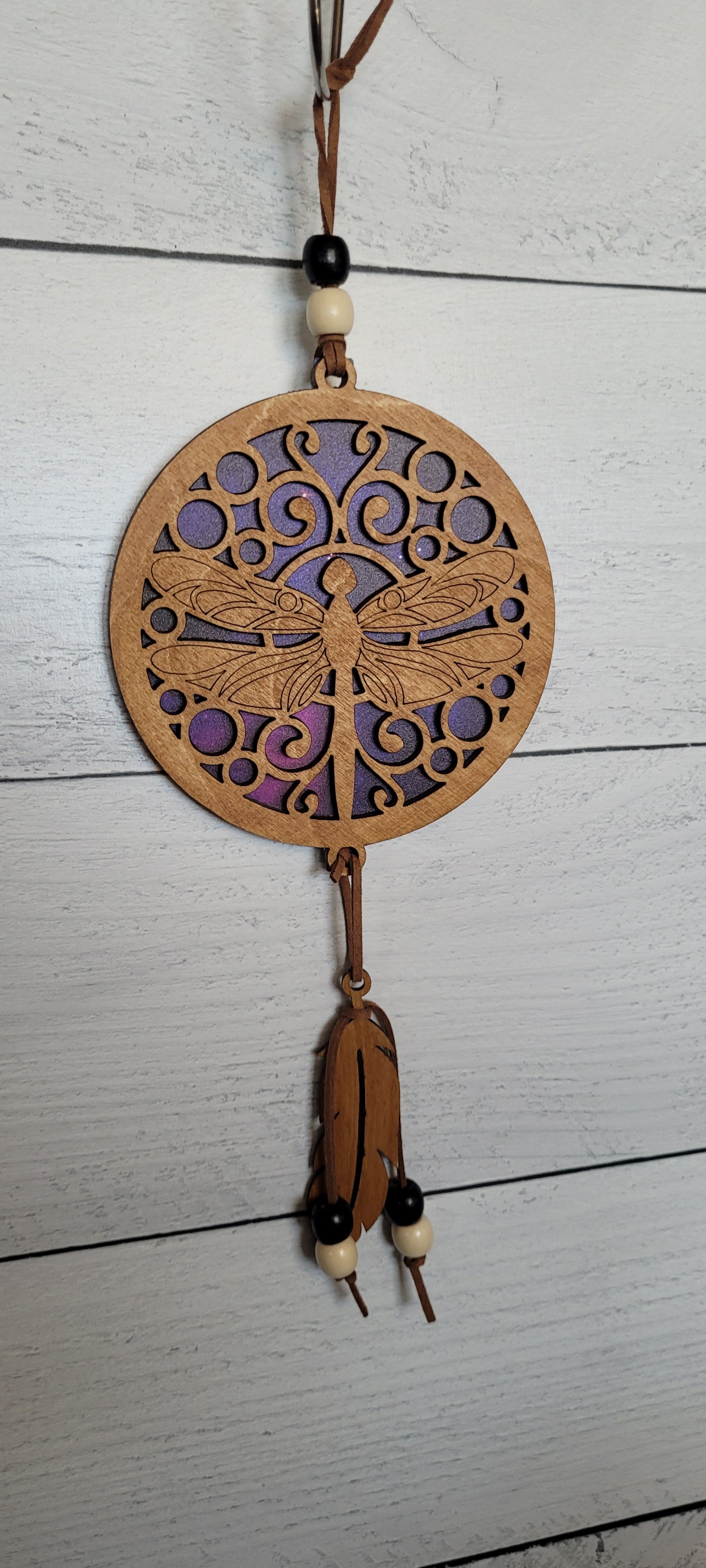 Dragonfly Suncatcher w/ Beads