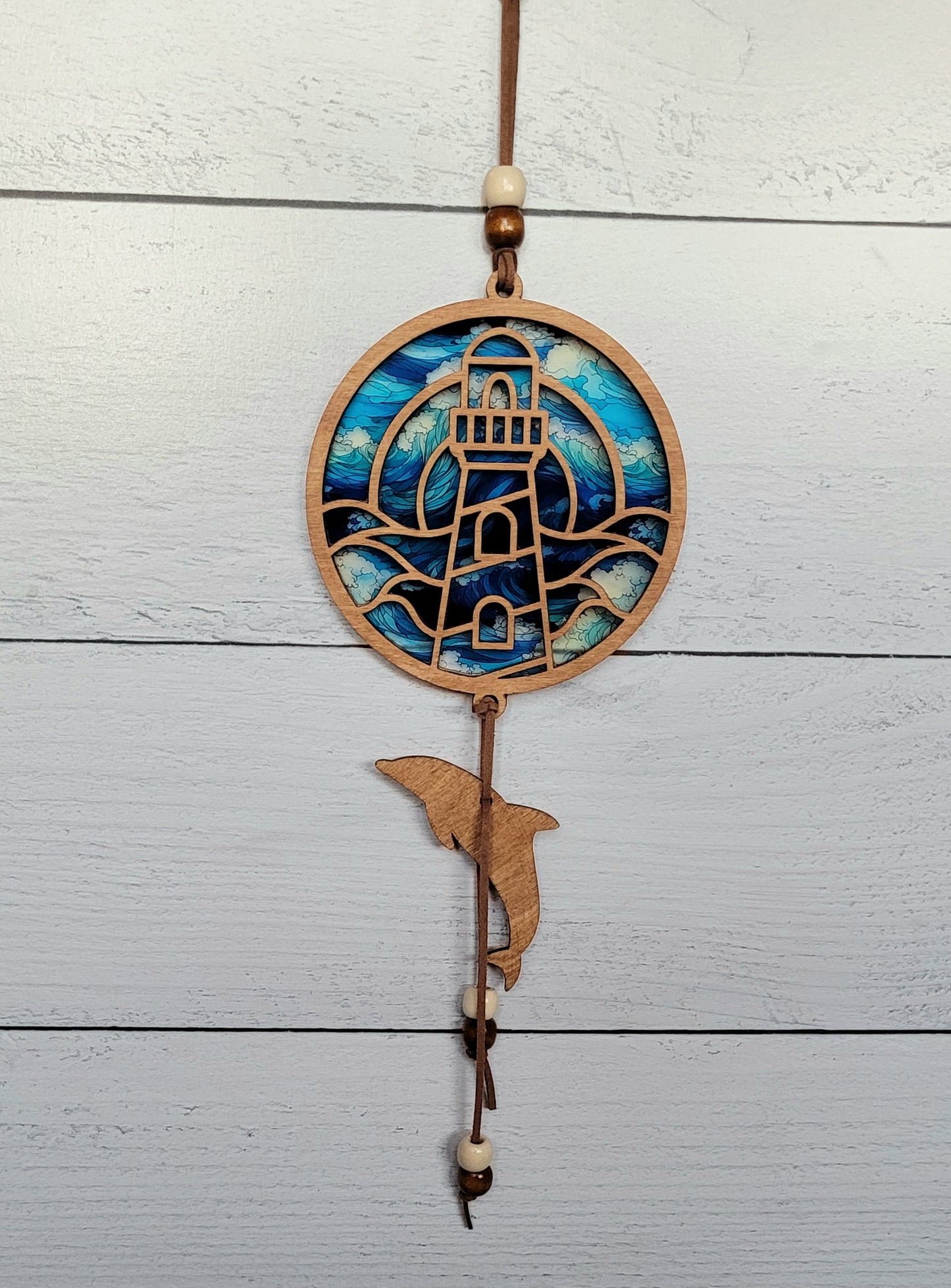 Lighthouse Suncatcher w/ Beads