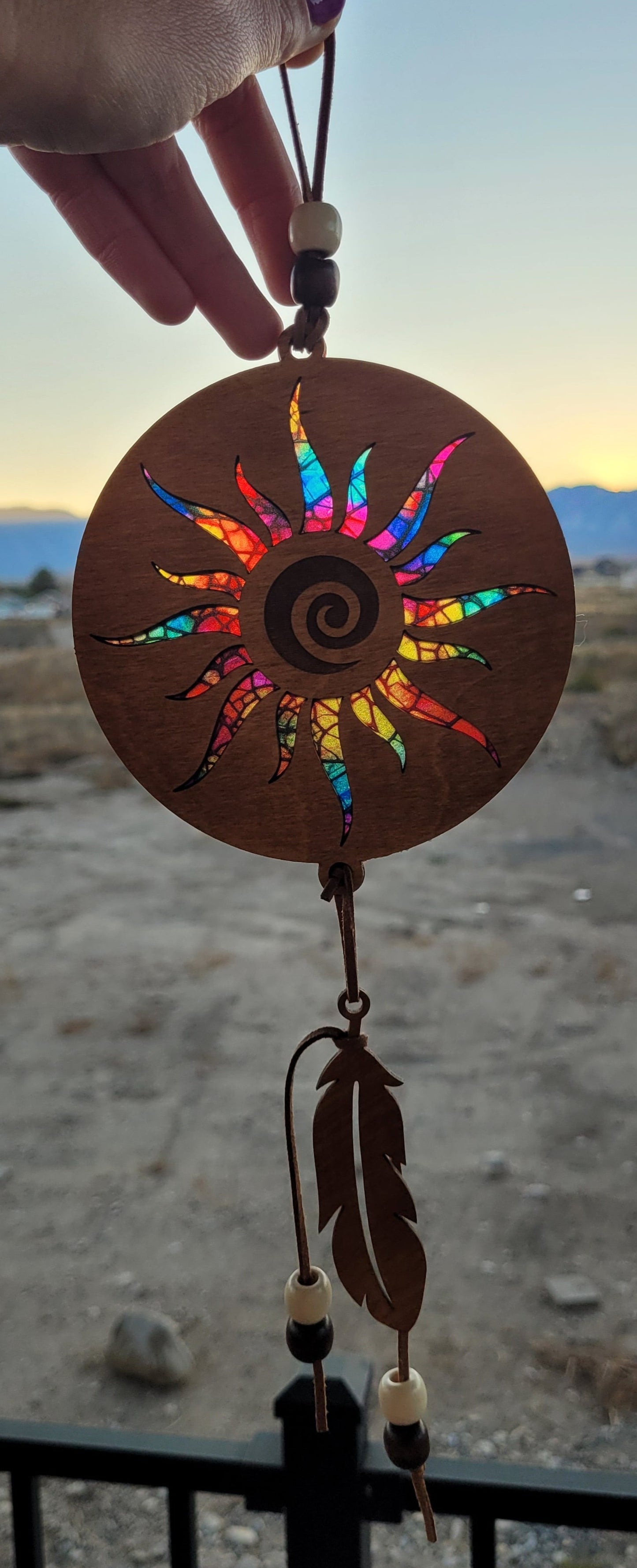 Sun Suncatcher w/ Beads