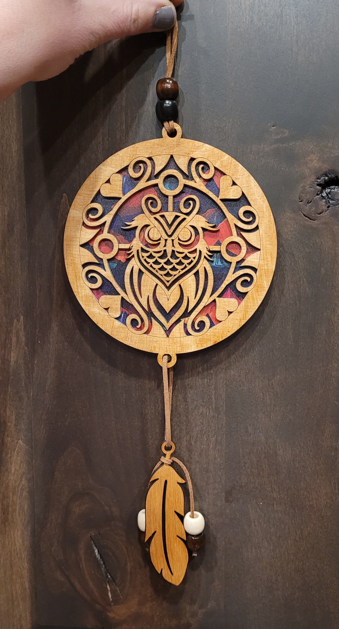 Owl Suncatcher w/ Beads