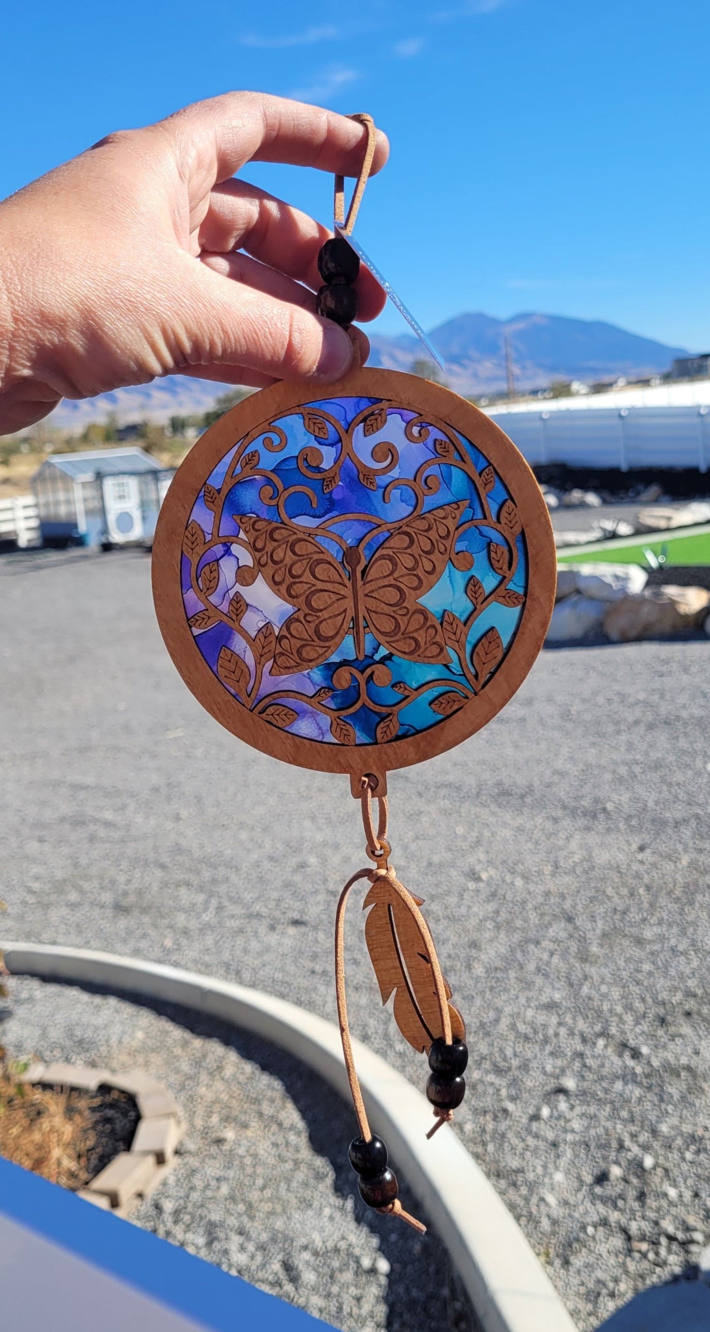 Butterfly Suncatcher w/ Beads
