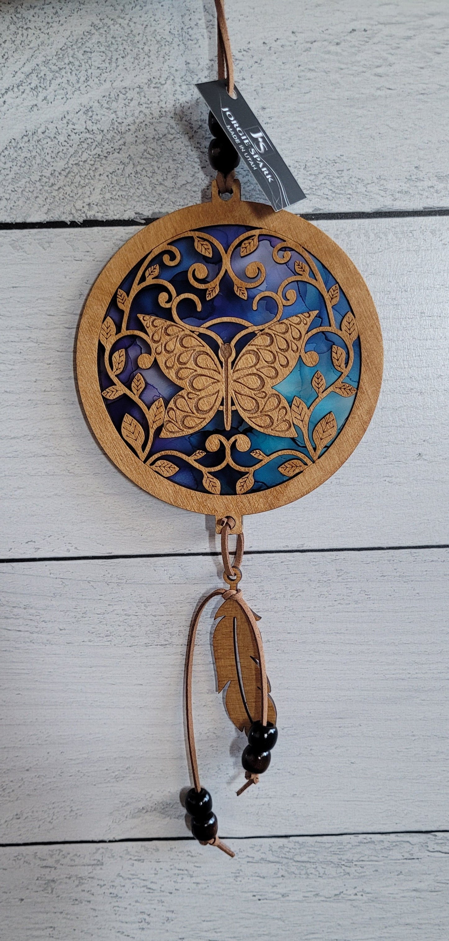 Butterfly Suncatcher w/ Beads