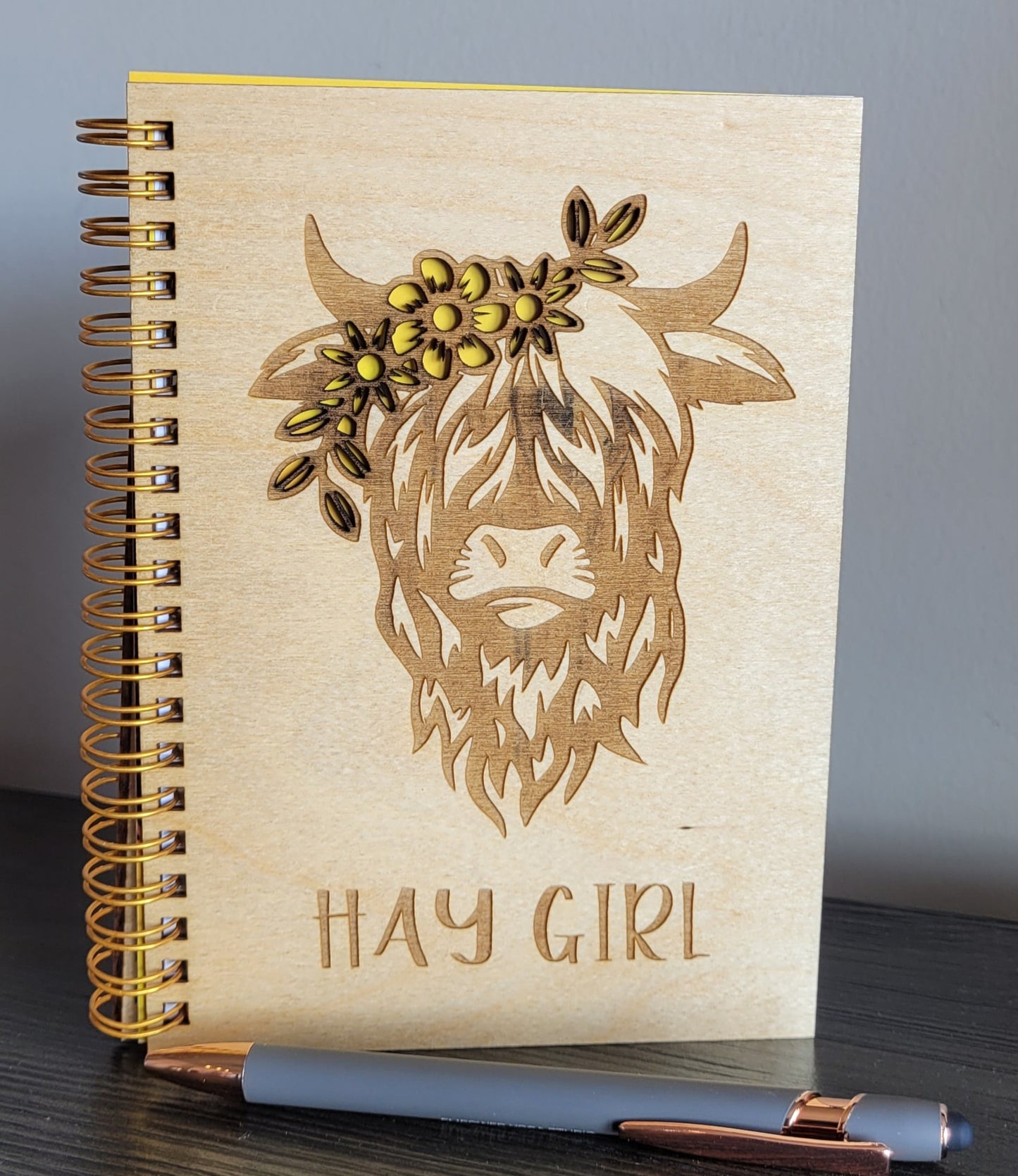 Highland Cow Notebook
