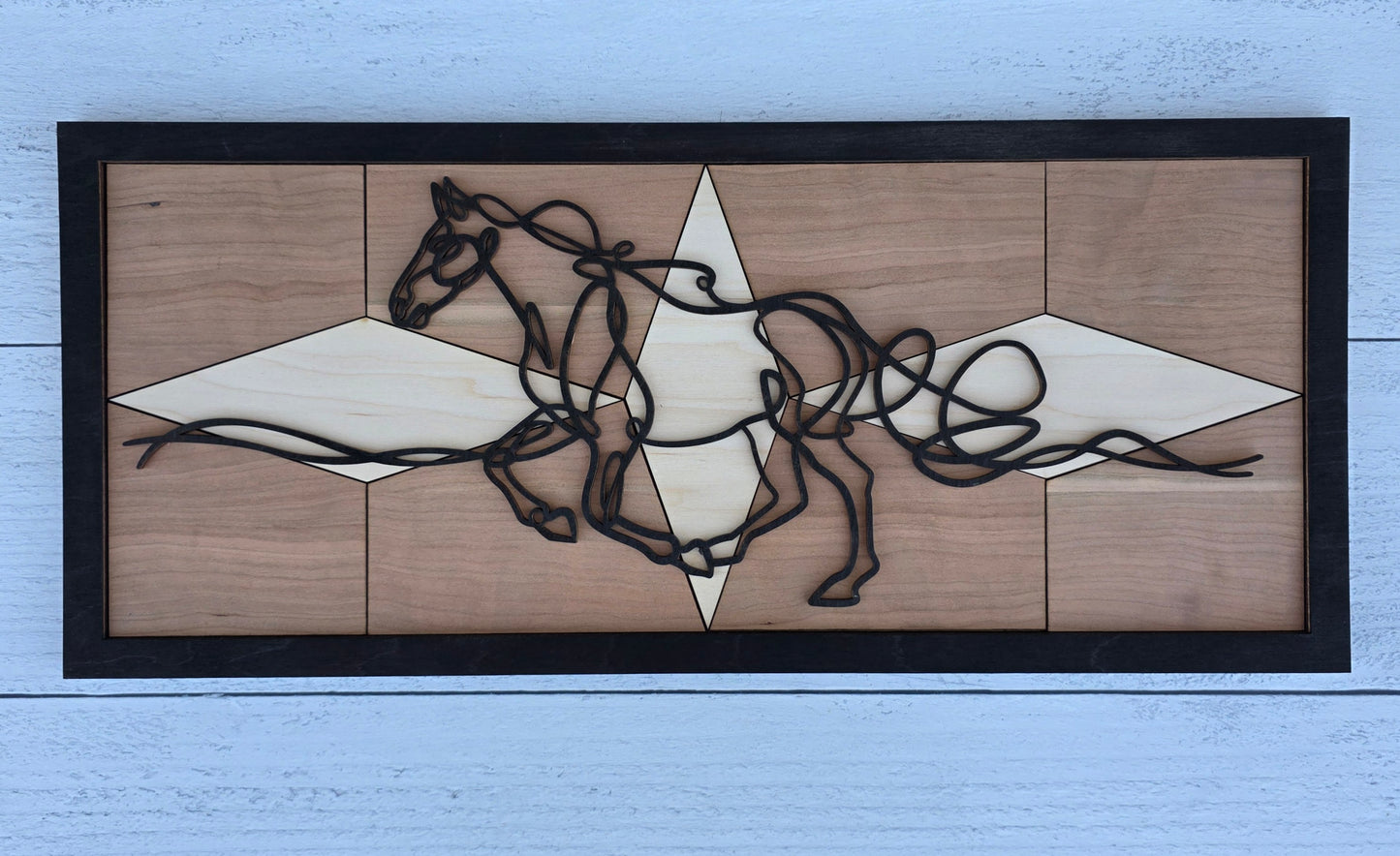 Horse Line Art Wall Decor