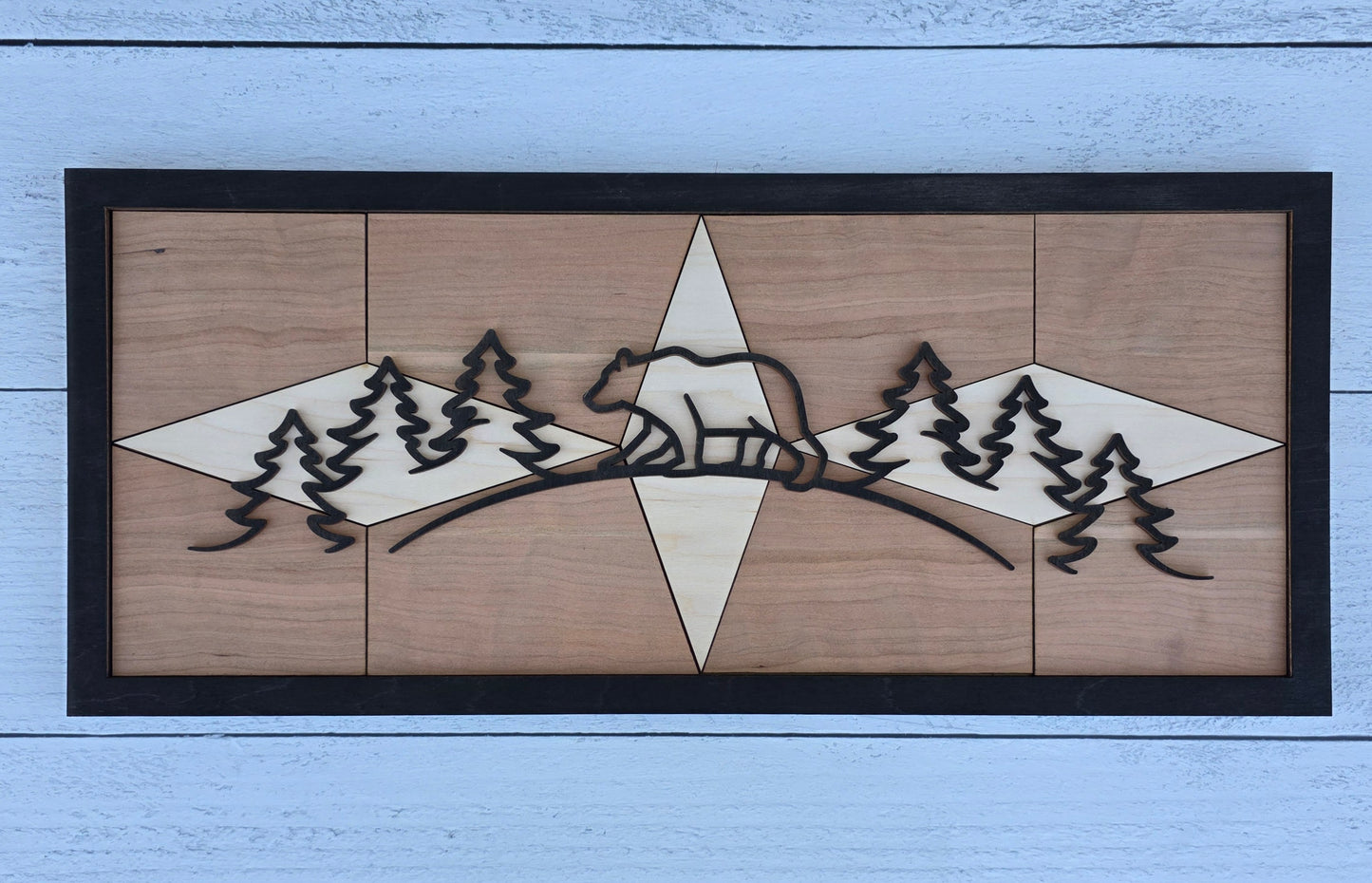 Bear Line Art Wall Decor
