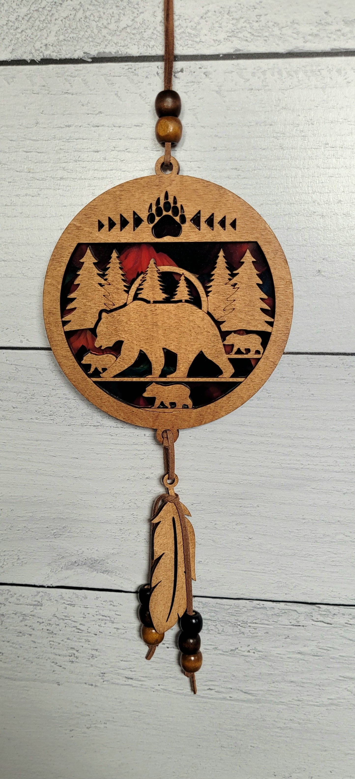 Bear Suncatcher w/ Beads