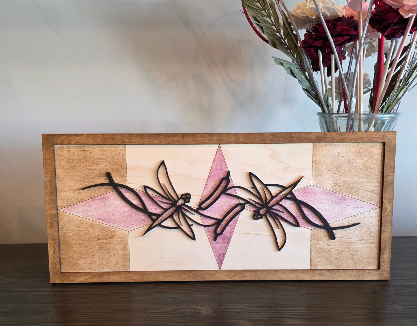 Dragonfly Line Art Wall Decor